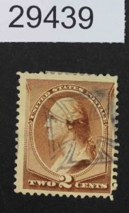 US STAMPS  #210 USED LOT #29439