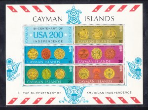 Cayman Islands Scott #376A S/Sheet MNH