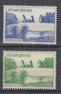 South Vietnam 1964 Full  Set Sc#242-243 MNH Luxe (White Gum)