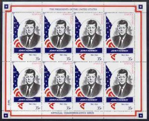 Staffa 1982 Presidents of the United States #35 John F Ke...