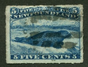 NEWFOUNDLAND #40 USED RE-ENTRY VF 