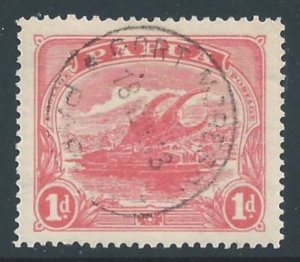 Papua New Guinea #51 Used 1p Lakatoi - Wmk. 74 - Perf 12 1/2