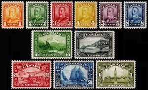 Canada Scott 149-159 (1928-29) Mint H VF Complete Set, CV $744.15 B