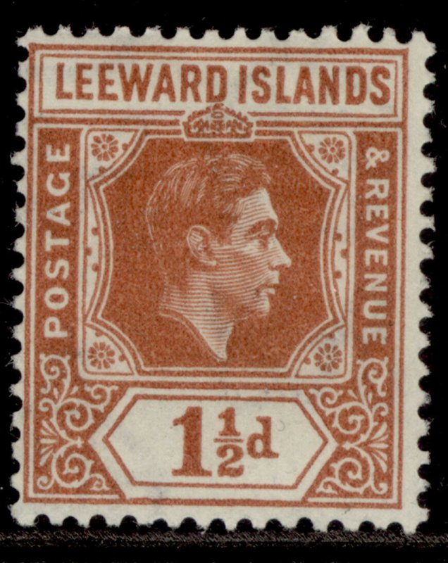 LEEWARD ISLANDS GVI SG101, 1½d chestnut, M MINT.