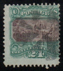 USA #120 Fine, cork cancel, rich color! Retail $650