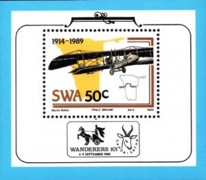 SWA - 1989 Philatelic Foundation MS Aviation MNH**