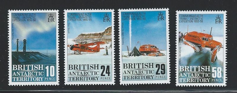 British Antarctic Territory mnh S.C.#  145 - 148