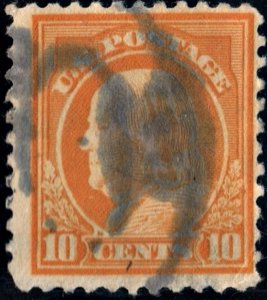 SC#510 10¢ Franklin (1917) Used