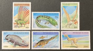 Benin 1996 #884-9, Prehistoric Animals, Wholesale lot of 5, MNH,CV $18.50