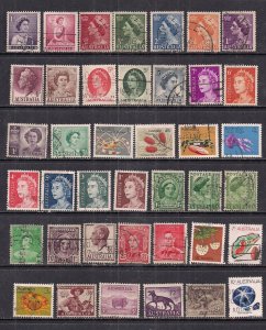 Australia Selection of Mixed stamps 40 used various stamps - 444