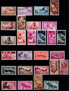 Spanish Guinea Stamp Lot / 35 Unique Postage Stamps / Mint Hinged