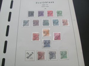 GERMANY SBZ 1948-49 MNH/USED COLLECTION ON PAGES 1525 EUROS FANTASTIC START(196)