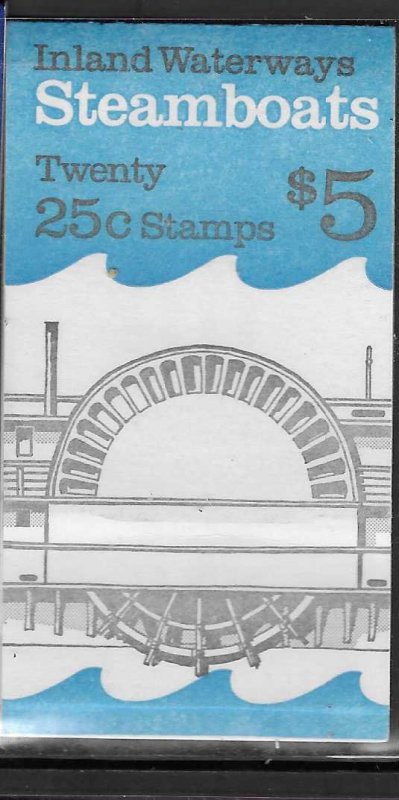 US #BK166   25c  Steamboats  (MNH) CV $12.00