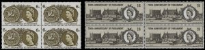 GB (L074) - 1965 Sg663-Sg664 700th Parliament x4 sets (Ord) as shown, Mint (NH)