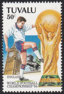 Tuvalu 1994 MNH Sc #667 50c England - World Cup Championship