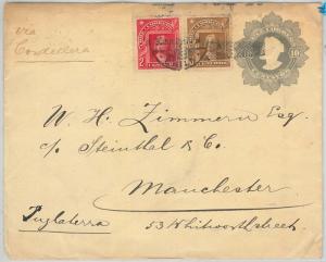 64816 - CHILE - POSTAL HISTORY: POSTAL STATIONERY COVER 10 Cent  COLUMBUS 1909