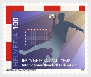 2021 Switzerland IHF Handball (Scott 1803) MNH