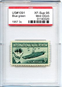 US SCOTT #1091 MINT-XF-SUPERB-OG-NH GRADED 95 PSE SLAB SMQ $25 (7/24/24 GP)