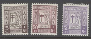 Belgium Scott B59-61 mint