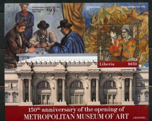 LIBERIA 2022 150th ANN OF THE METROPOLITAN MUSEUM OF ART SOUVENIR SHEET  MINT NH