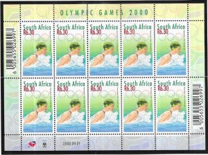 South Africa #1160-1164 Olympic Games 2000  (MNH) CV$50.00