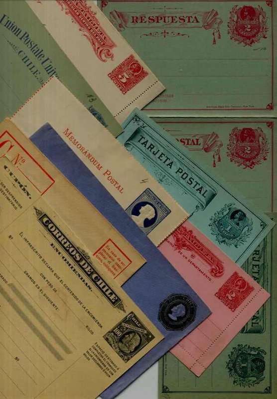Chile 10 unused cards/covers pre-1900 (2)