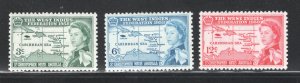 St. Kitts - Nevis, Scott #136-8  VF, Unused, Original Gum,  CV $3.00 ... 6000164