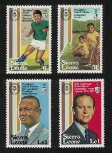 Sierra Leone Football Duke of Edinburgh Award 4v 1981 MNH SG#678-681