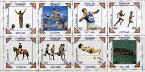 Eynhallow 1984 OLYMPIC LOS ANGELES Sheet Perforated Mint (NH)