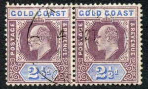 Gold Coast SG52 2 1/2d dull purple and ultramarine wmk Mult CA Cat 170 pounds 