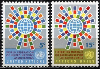 United Nations N.Y.; 1966: Sc. # 154-155: **/MNH Cpl. Set