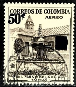 COLOMBIA #C321, USED AIRMAIL - 1959 - COLOMBIA199