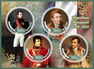 Stamps. Bonaparte Napoleon 2021 year 1+1 sheets perforated Cabo Verde NEW