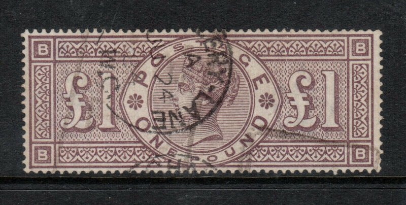 Great Britain #110 Very Fine+ Used With Light Cancel - Watermark Imperial Crown