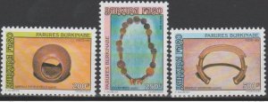 1993 Burkina Faso Mi. 1295 - 1297 Parures Burkinabe Jewelry Jewels Jewelry-