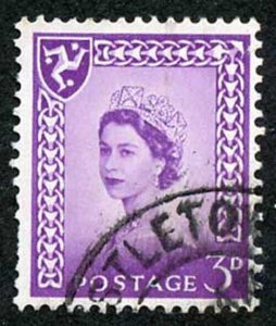 IOM SG2a 3d Deep Lilac on Chalky Paper Fine used cat from 6.50 pounds