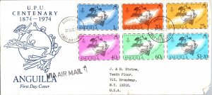 Anguilla, Worldwide First Day Cover, U.P.U. Universal Postal Union
