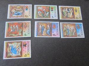 Dominica 1977 Sc 541-7 Christmas Religion set MNH