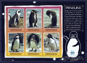 Micronesia 748 MNH Penguins Marine Life Animals ZAYIX 0224M0251