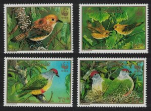 Cook Is. WWF Birds 4v 1989 MNH SC#1016-1019 SG#1222-1225 MI#1278-1281