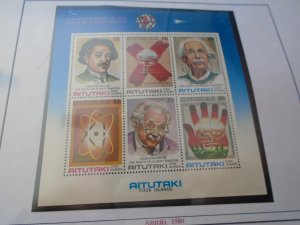 Aitutaki  #  191b  MNH  Albert Einstein