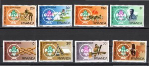 Rwanda 1985 MNH Sc 1234-41