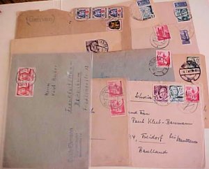 GERMAN FRANCE ZONE  11 DIFF. 1947-1949