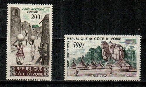 Ivory Coast Scott C19-20 Mint NH (Catalog Value $20.50)