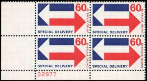 US #E23 ARROWS MNH LL PLATE BLOCK #32977