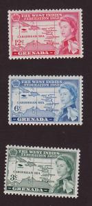 Grenada 184 - 186 VF MNH
