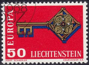 Liechtenstein - 1968 - Scott #442 - used - Europa