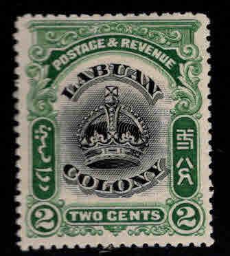 Labuan Scott 100 MH* Crown stamp