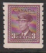 1943 Canada - Sc 266 - MH F - 1 single - King George VI War Issue