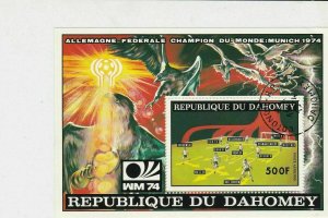 Republique Du Dahomey 1974 Stamps Sheet ref R 16443